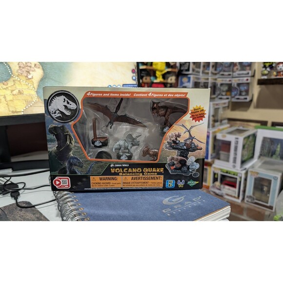 Jurassic World Volcano Quake Balancing Game New In Box Epoch Games - Picture 3 of 3